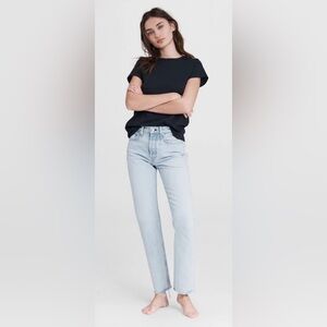 rag & bone, Maya High Rise Slim Jean, Montauk wash, size 27